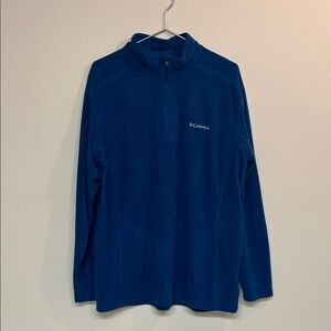 Columbia Blue Zip Up Sweater